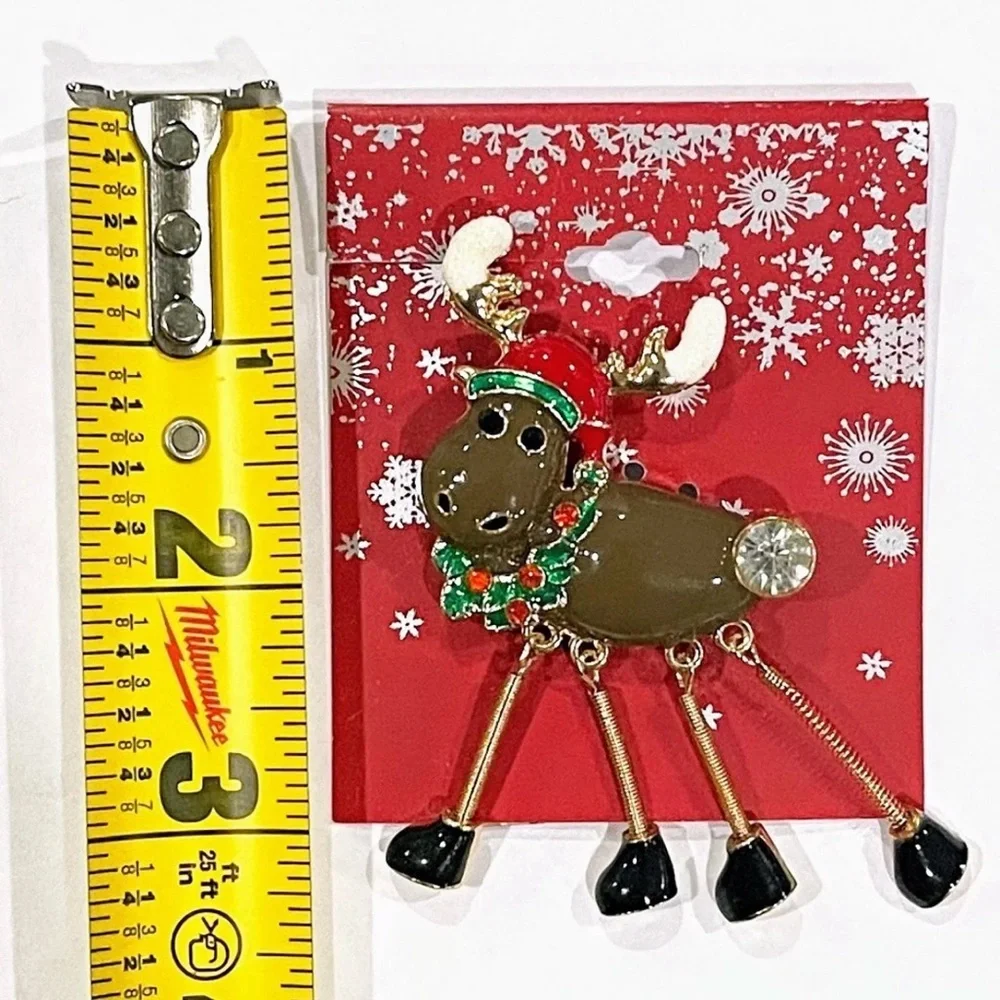 Springy Leg Moose Pin - Picture 6 of 6